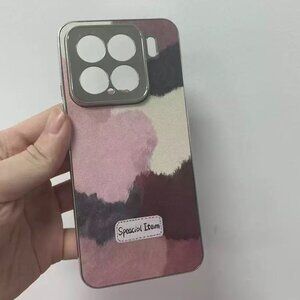 Mirror Chrome Edge Abstract Pink Purple Phone Case – iPhone 17 Pro Max